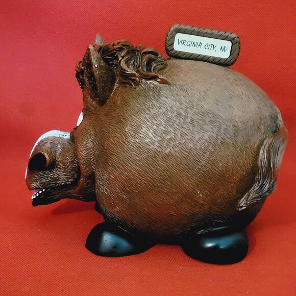 Vintage Swibco Anthropormorphic Horse Coin Bank Resin - Picture 12 of 13